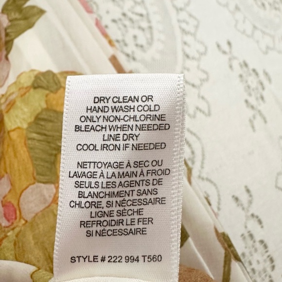 Rebecca Taylor Wild Peony Pleated Tank - Picture 16 of 16